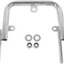 Motorcycle Rear Shelf for YFS200 YFS 200 1988-2004 2005 2006 Motorcycle Rear Luggage Rack Support Holder Bracket Tail (Silver)