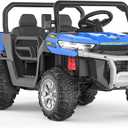 Garvee 24V Electric Ride On Dump Truck for Kids - 2-Seater 4WD 6 Wheels Remote Control Car with Dump Bed | ASTM Certified Kids Ride-On Toy Truck w/Parent Control & Music