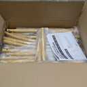 Pureegg Metal Arch Backdrop Stand Set - Set of 2 (7.2ft/6.0ft), Gold Wedding Stand with Stable Base, Elegant Backdrop Cover for Party, Birthday, Baby Shower, Graduation, Easy to Assemble