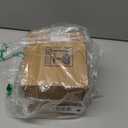 ONTUBE Ceramic Bacon Grease Container Keeper with Strainer, Frying Oil Storage Can, White