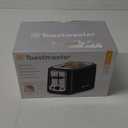 Toastmaster 2-Slice Cool Touch Toaster, black with stainless accent