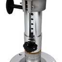 Boat Seat Pedestal, 13-19 Inch Adjustable Height Locking Swivel Boat Seat Pedestals and Bases, 9" Base, 2-7/ 8”Post, Anti-Wobble Aluminum Marine Seat Mount for Pontoon Bass Jon Fishing Boat Chair, Base Only