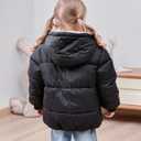 TUONROAD 1-6T Baby Girl Boy Winter Fleece Coats Toddler Warm Puffer Jackets Kids Down Alternative Outerwear (2-3T, Black)