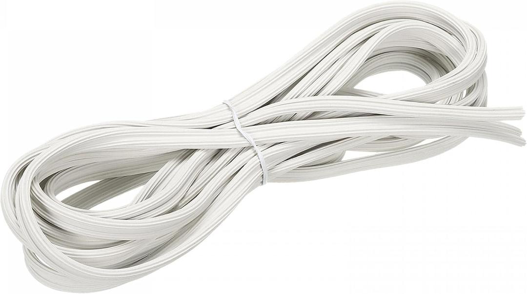 uxcell Screen Spline, 10M/32.81Ft Silicone Sealing Strip Window Screen Retainer, 4mm OD White