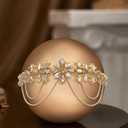 BABEYOND 1920s Flapper Headpiece Roaring 20s Headband Great Gatsby Headband Chain for Women Vintage Hair Accessory