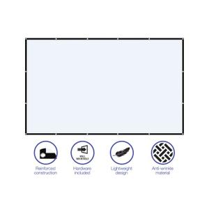 GPX 120" Indoor/Outdoor Projector Screen 120"