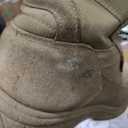 FREE SOLDIER Men's Work Tactical Boots 8 Inches Lightweight Combat Boots Durable Suede Leather Military Boot Desert Boot (9.5 Wide, Dark Tan)