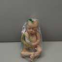 SCOM 18" Sleeping Reborn Baby Doll Girl  Realistic Newborn Sleeping Baby, Soft Weighted Cloth Body & Vinyl Limbs, with Cute Feeding Accessories Toy, Lifelike Toy for Kids Age 3-8