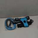No Pull Dog Harness Adjustable Reflective Oxford Easy Control Medium Large Dog Harness with A Free Heavy Duty 5ft Dog Leash (L (Neck: 18"-25.5", Chest: 24.5"-33"), Blue Harness+Leash)