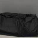 HUBERT Pizza Delivery Bag Black Nylon Side Loading Medium Insulated - 18/2" L x 18 1/2" W x 7" H