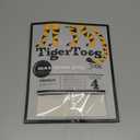 DOK TigerToes Premium Non-Slip Dog Socks for Hardwood Floors - Extra-Thick Grip That Works Even When Twisted - Prevents Licking, Slipping, and Great for Dog Paw Protection - Size Large (Classic Grey)