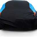 MORNYRAY Waterproof Car Cover All Weather Snowproof UV Protection Windproof Outdoor Full car Cover, Universal Fit for Sedan (Fit Sedan Length 194-206 inch, Blue) (A5-Fit Sedan Length 194-206 inch)