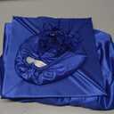 GradClassical Shiny Graduation Cap and Gown 2026 Set with Matching Tassel for Preschool and Kindergarten Boys and Girls (Blue, S)