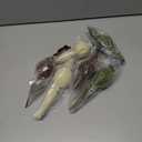 6 Pcs Velvet Finial Christmas Tree Ornaments - Velvet Pendants Shatterproof Flocked Christmas Ball Ornaments Hanging Vintage Decorations for Xmas Tree Holiday Decorations (Brown, Green, Cream)