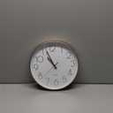 bakbrand Wall Clock 12 Inch Non-Ticking Silent Modern Simple Style Round Decor Clock Rose Gold Stereoscopic Dial Quartz Wall Clocks for Home/Office/School/Living Room/Bedroom/Kitchen