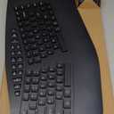 MEETION Wireless Ergonomic Keyboard and Mouse, Multi-Device Bluetooth Keyboard and Mouse, 3 DPI Adjustable Full-Sized Cordless Keyboard and Mouse, for PC/Computer/Laptop/Window, Black