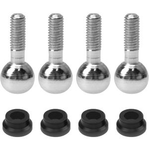 4Set Pivot Balls w/Bushings Ball Head Screw #4933 Compatible with Traxxas E-Maxx E-Revo T-Maxx Summit Revo 1/10 RC Car