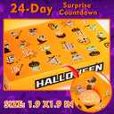 Halloween Hanging Gnomes & Dolls Plush Ornaments, Halloween Advent Calendar 2025, 24 Days Countdown Calendar Gift for Home Decoration Treat or Trick Decor