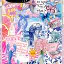 for iPhone 14 Plus & iPhone 15 Plus Case, Coastal Collage Pattern, Cute Soft Slim TPU Compatible with MagSafe, Military-Grade Drop Protection & Camera Protection for Women Girls