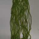 YAXINRUI 12 PCS St. Patricks Day Beads Necklace, Christmas Bead Necklaces, Light Green Mardi Gras Beads, 33 Inch Light Green Bead Necklaces for Mardi Gras St. Patricks Day Christmas Festive Events