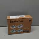 Erreloda Kids Stainless Steel Bento Box, 3 Compartments Leakproof Lunch Box, Portable Food Storage Containers with Silicone Lids BPA-Free for Office, Picnics, Travel, Blue