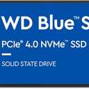 Western Digital 1TB WD Blue SN580 NVMe Internal Solid State Drive SSD - Gen4 x4 PCIe 16Gb/s, M.2 2280, Up to 4,150 MB/s - WDS100T3B0E