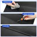 Truck Bed Mat Compatible with 2019-2024 2025 Chevy Silverado 1500 & GMC Sierra 1500 Crew Cab 5.8Ft Short Bed, TPE All-Weather Truck Bed Liner
