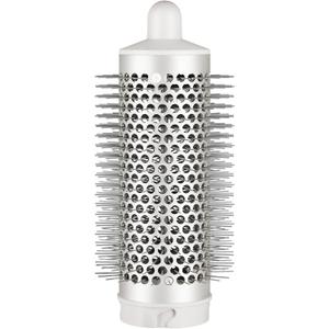 Round Brush Attachment for Shark FlexStyle Attachments, Normal Oval Round Volumizing Brush Styling for Straight, Wavy, Curly, and Coily Hair, Sliver