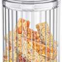 Cookie Jar, 51oz Acrylic Candy Jars with Lids, Apothecary Jars, Clear Cookie Jars for Easter, Christmas, Candy Buffet, Office Desk, Party Table, Nuts, Cookies, Chocolate, Coffee Pod, Tea