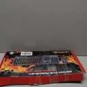 Wireless Gaming Keyboard and Mouse Combo, RGB Backlit Rechargeable 2000 mAh Battery, Mechanical Feel Anti-ghosting Keyboard + 6D 4800DPI Mice for PC Gamer