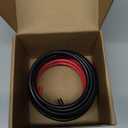 8 Gauge Marine Wire 8 AWG Marine Grade Wire Include 8 Gauge 10FT Red & 10FT Black,8 AWG Tinned Copper Boat Cable for Automotive Boat Speakers Battery Solar Outdoor RV Camper Trailer