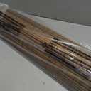 UNISHADES Cordless Bamboo Roman Shades for Windows, Blinds Size (47" W 64" H) Colour (Highfield Teak)