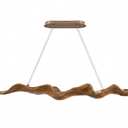 63in Linear Chandelier with Remote,Modern Resin Ceiling Pendant Lights for Dining Room Adjustable Color Temperature,Island Lighting Hanging Light for Kitchen,Living Room (62.99in)