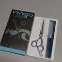 Stainless Steel Hair Cutting Scissors 6.5 Inch Hairdressing Razor Shears Professional Salon Barber Haircut Scissors, One Comb Included, Home Use for Man Woman Adults Kids Babies