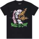 Offset Unisex Adult Tear Tee, Black, XXL