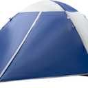 Screened Camping Tent, 4/6 Person Waterproof, Haven Tent, Backpack Double Layer Camping Tents with Canopy, Easy Setup and Portable Shelter for Outdoor, Picnic, Camping, Family Gathering. (4 person, Navy blue)