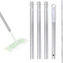 Mop Handle Replacement Compatible with swiffer mop, Mop Stick Compatible with swiffer Sweeper Mop, 4-Section 44" Mop Handle Replacement Stick (Mop Head&Base not Include)