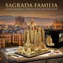 BBTiloBrix Sagrada Família Church Architectural Building Block Set, 10328 Pieces Collectible Cathedral Model, Spain Landmark Construction Kit for Adults,Home Decor Gift for Architecture Enthusiasts