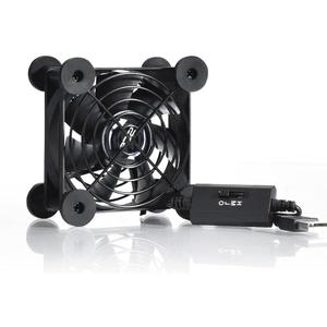 Quiet 80mm USB Fan, 5V USB Portable Cooling Fan for Flat Panel Xbox DVR PlayStation Router TV Receiver Computer Cabinet Cooler