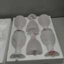 6 Pcs Black Wine Glasses,Goblet Glasses,Vintage Glassware, Made of Sturdy and Durable Glass Can be Used for Weddings, Everyday Fun Parties and More! (10 Ounces (Set of 6))