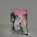 Stitch Gun for Clothes - Handheld Stitch Gun Quick Clothing Fixer - Tagging Gun - Includes 6 Needle, 1000 Black Fasteners & 1000 White Fasteners (Pink/Orange)