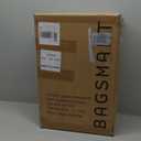 BAGSMART Carry On Luggage 22x14x9 Airline Approved With TSA Lock, 1OO% Polycarbonate Hardside Luggage with Spinner Wheels,Durable Hard Shell Carry On Suitcase 20 inch Silver