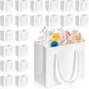 ISUSSER 120 Pack 4.7 x 2.4 x 4 Inches Extra Small Gift Bags, Mini Gift Wrap Paper Bags with Handles for Birthday Gifts, Baby Shower, Weddings, Party Favors, Graduation, Holidays, Celebrations