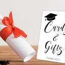 Gifts and Cards Sign with Stand,Modern Graduation Sign,Graduation Decorations Class of 2026,Table Toppers,Artwork Home Shelf Wall Decoration,Graduation Party Supplies Favors Gifts,Farewell Gift,2