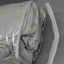 ChrisDowa Ivory Pinch Pleated Blackout Linen Curtains 84 inches Long 2 Panels for Living Room Bedroom Farmhouse Room darking Thermal Insulated Back Tab Hooks Rings Window Treatment Drapes,40x84