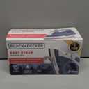BLACK+DECKER Easy Steam Compact Iron for Clothes, Automatic Shutoff, Nonstick Plate, Light Weight, 1200 Watts (Standard)