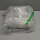 Golden Apple, Clear Plastic Square Hinged Food Container, 8" Length x 8" Width x 3" Depth, 20pieces