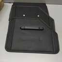 Trunk Organizer, car organizers and storage, black Leather Storage Box with lid, Fiberboard, Collapsible, 15''L x 13''W x 12.4''H,2K inches (size A)