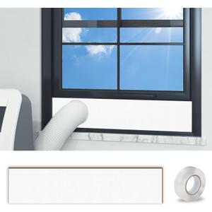 Daisypower Portable Air Conditioner Window Vent kit Suround Insulation Panel,Portable AC Window Seal Plate Insulated Foam Panel for 5.9& 5 Inch Exhaust Hose,Drafts Stop,up to 60 inch