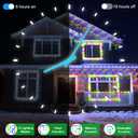 132FT 1332 LED Outdoor Christmas Lights - 296 Ice Drops, 12 Pro Modes with Timer Memory & Brightness, Waterproof Hanging Ice String Light for Holiday Wedding Garden Fence House Decor (Multicolor)